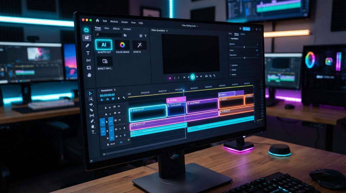 成人视频 AI视频剪辑工具界面